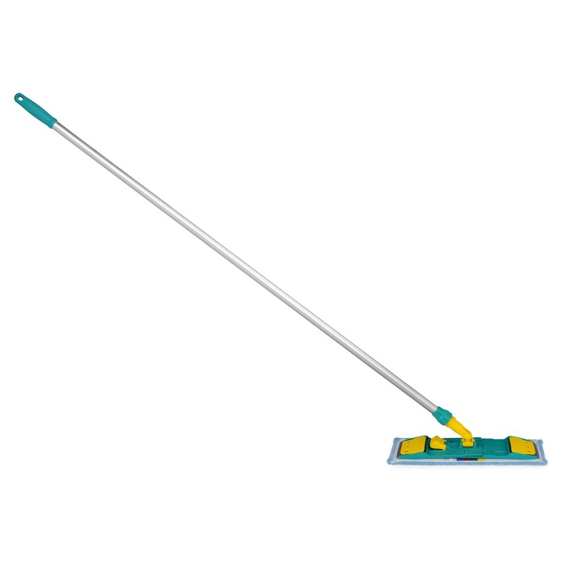 Kit lavage à plat à pince avec frange microfibre et manche