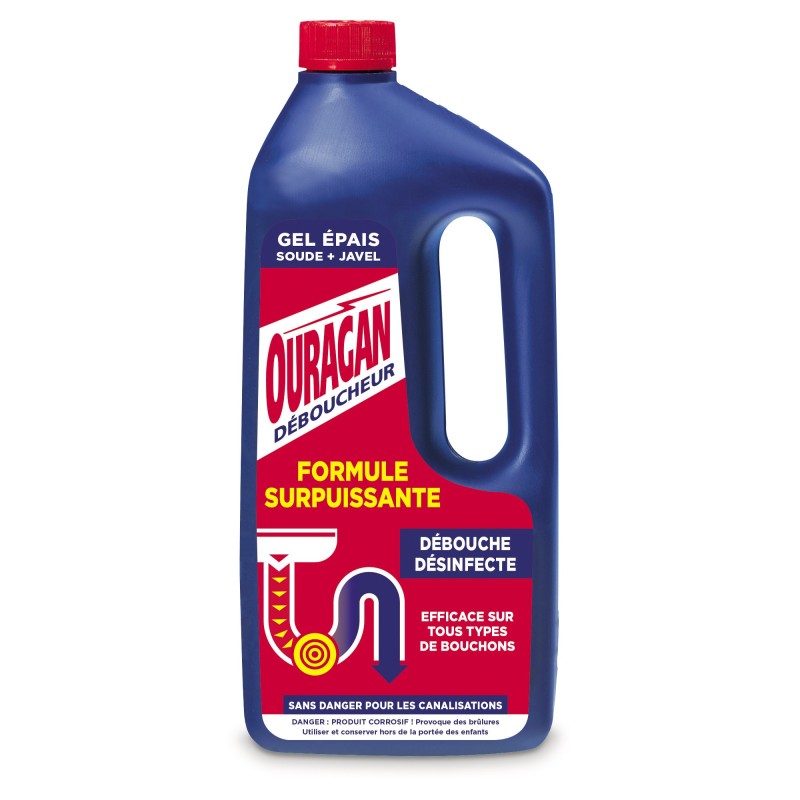 Solipro Déboucheur canalisations liquide Ouragan - 1L