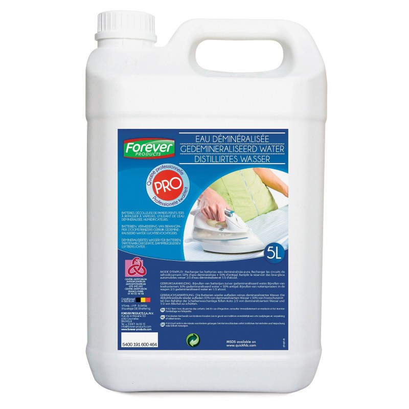 Forever Eau déminéralisée - Bidon 5 litres