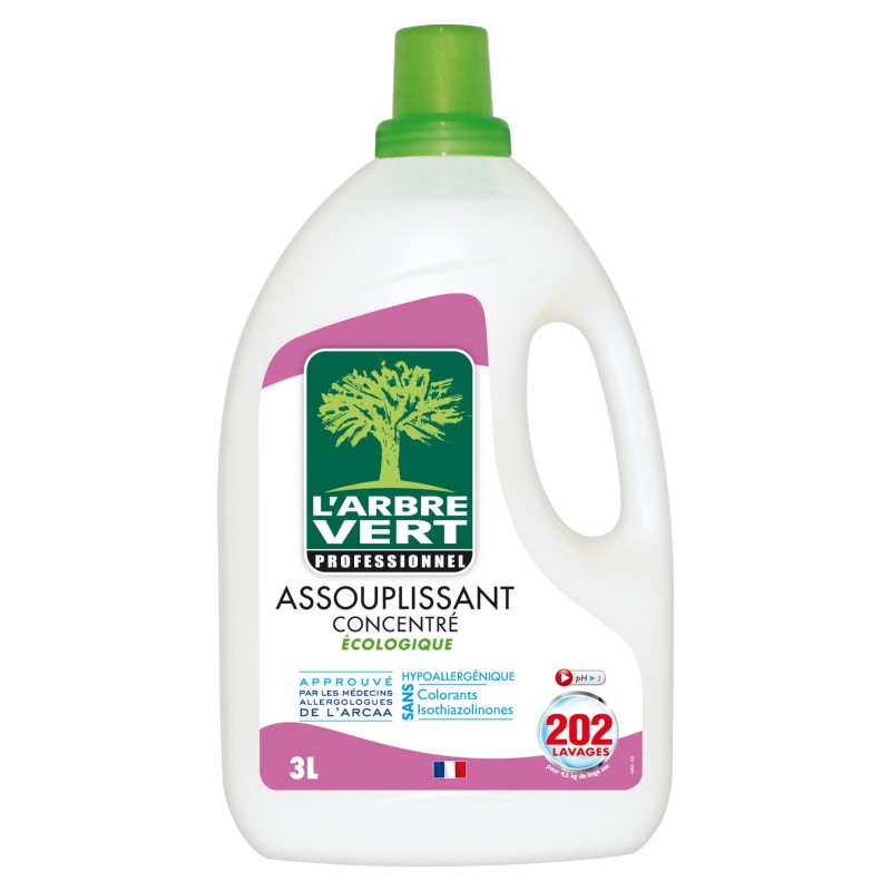 L'Arbre Vert Assouplissant textile parfum fleuri - bidon 3L
