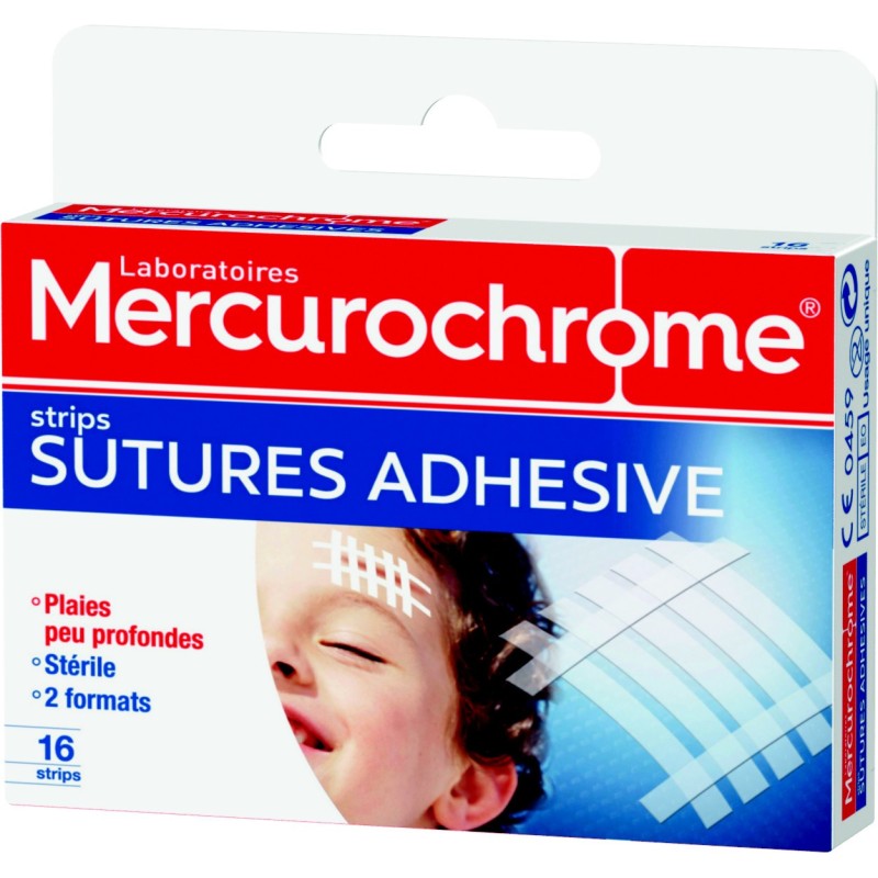 Urgo Boîte de strips sutures adhésives - Boîte de 16