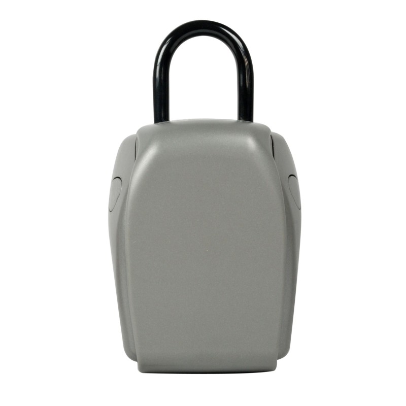 Master Lock Mini coffre à clé avec anse - à combinaison 4 chiffres programmable - Gris