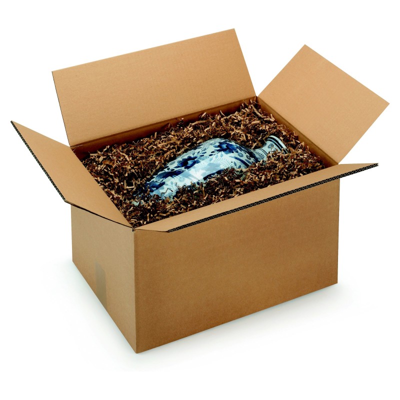 RAJA Caisse américaine carton double cannelure - L.15 x l.15 x H.15 cm - Kraft brun - Lot de 15