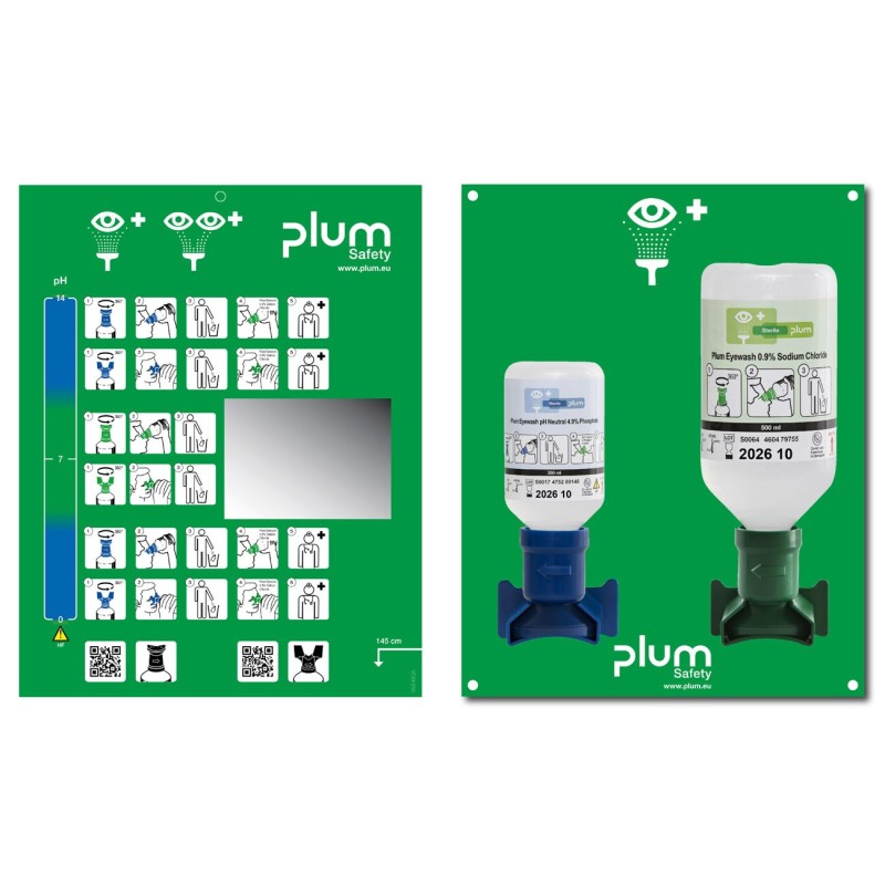 Plum Station lave œil mixte risques chimiques