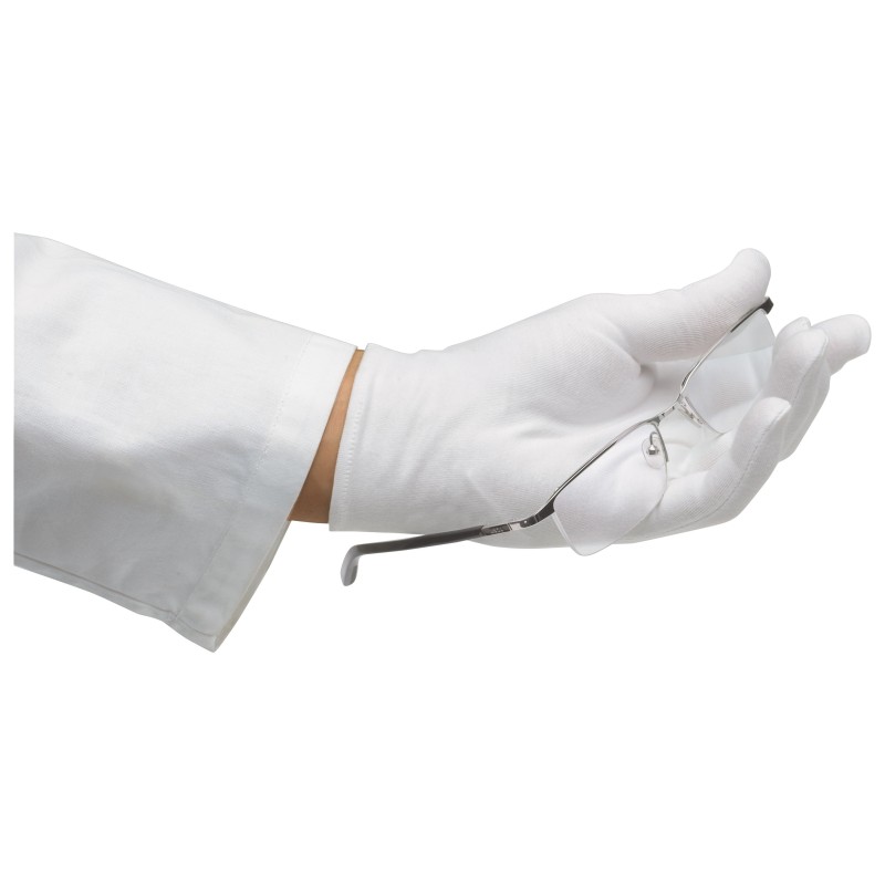 Honeywell Gants de propreté coton élasthane - Blanc - Taille 8