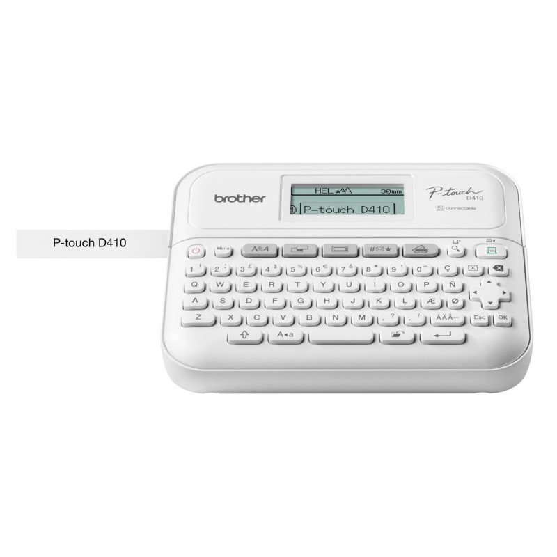 Brother P-Touch PT-D410VP Etiqueteuse de bureau - Blanc