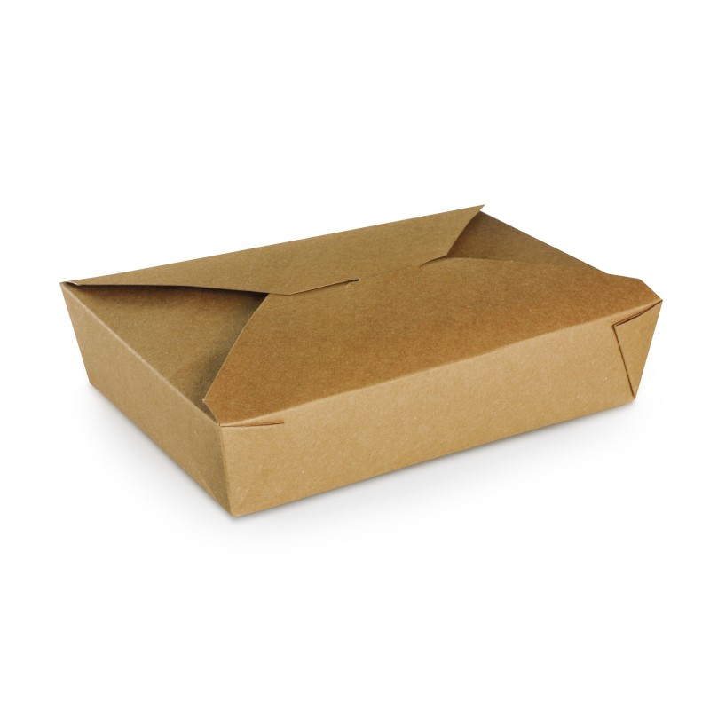 Boîte en carton 150cl fermeture à croisillon  Kraft brun - lot de 50