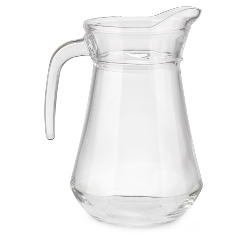 Pichet en verre 100 cl - Transparent - Lot de 6