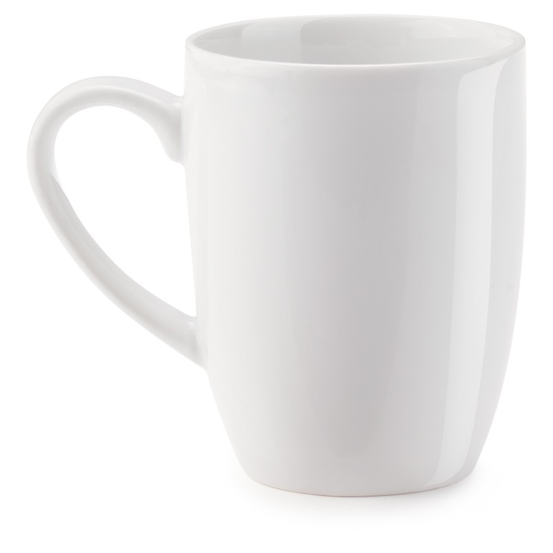 Mug en porcelaine Blanc 24 cl - Lot de 6