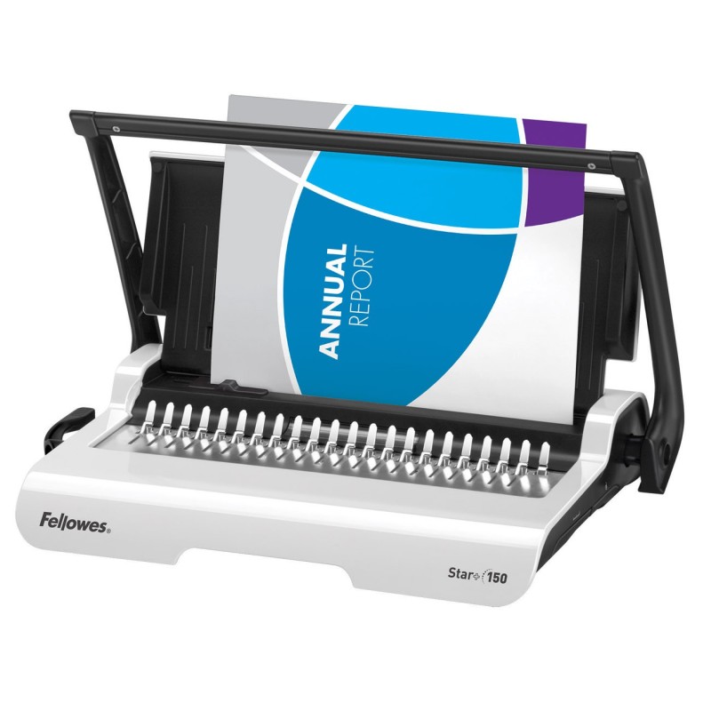 Fellowes Star+ 150 Machine à relier manuelle - Reliure 150 feuilles - Perforation 15 feuilles - A4 (210 x 297 mm)