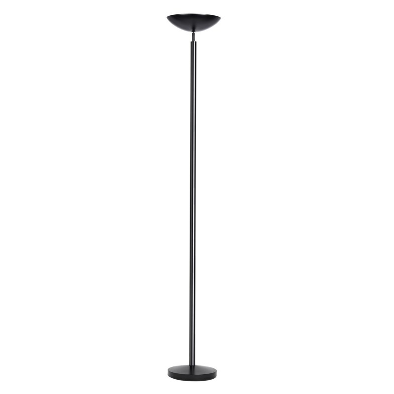 Unilux Lampadaire Dely - Led intégrée - 23W - Tête orientable - Variateur d'intensité - Noir