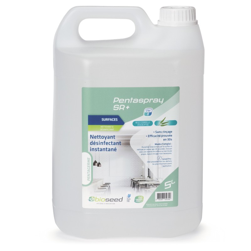 Détergent désinfectant surpuissant multi-surfaces  - Bidon 5 L