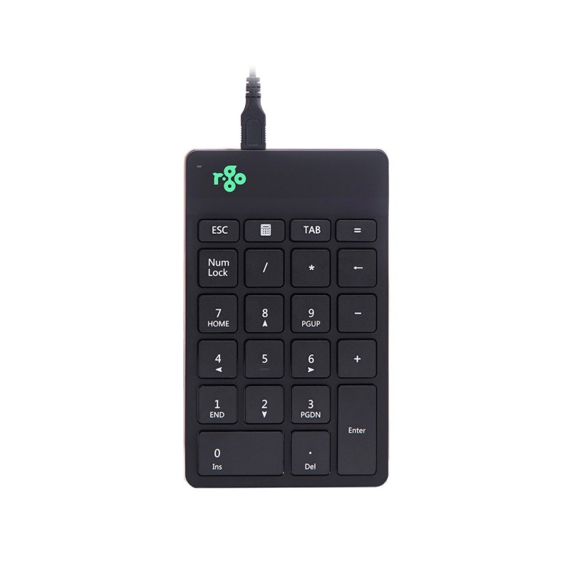 R-Go Tool Numpad Break - Pavé numérique filaire USB - Noir