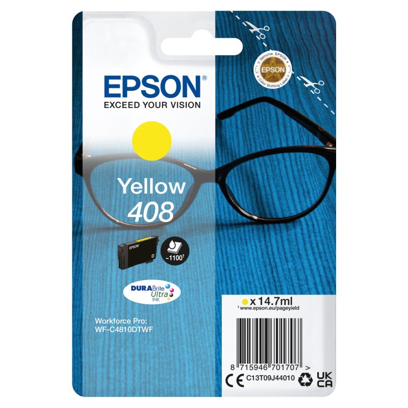Epson 408 Cartouche d'encre originale C13T09J44010 - Jaune
