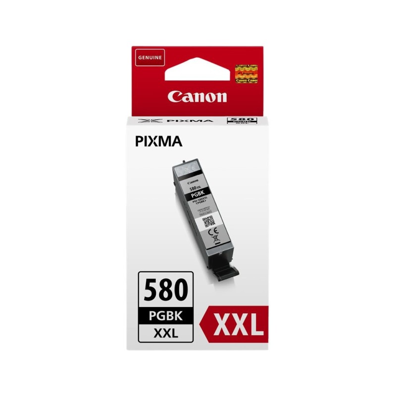 Canon PGI-580 PGBK XXL Cartouche d'encre authentique grande capacité 1970C001 - Noir