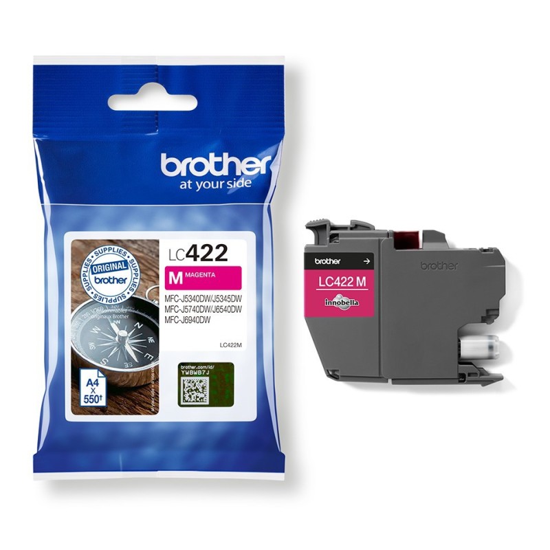 Brother LC422M Cartouche d'encre originale - Magenta