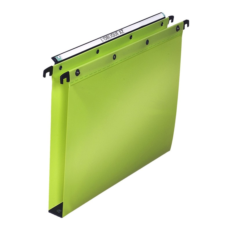 Elba Dossier suspendus pour tiroir Ultimate A4 Polypropylène - 350 feuilles - Fond U 30 mm - Vert - Lot de 10