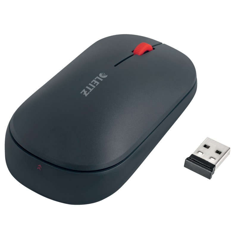 Leitz Souris sans fil Cosy Dual Sure Track - Bluetooth et USB - Noir