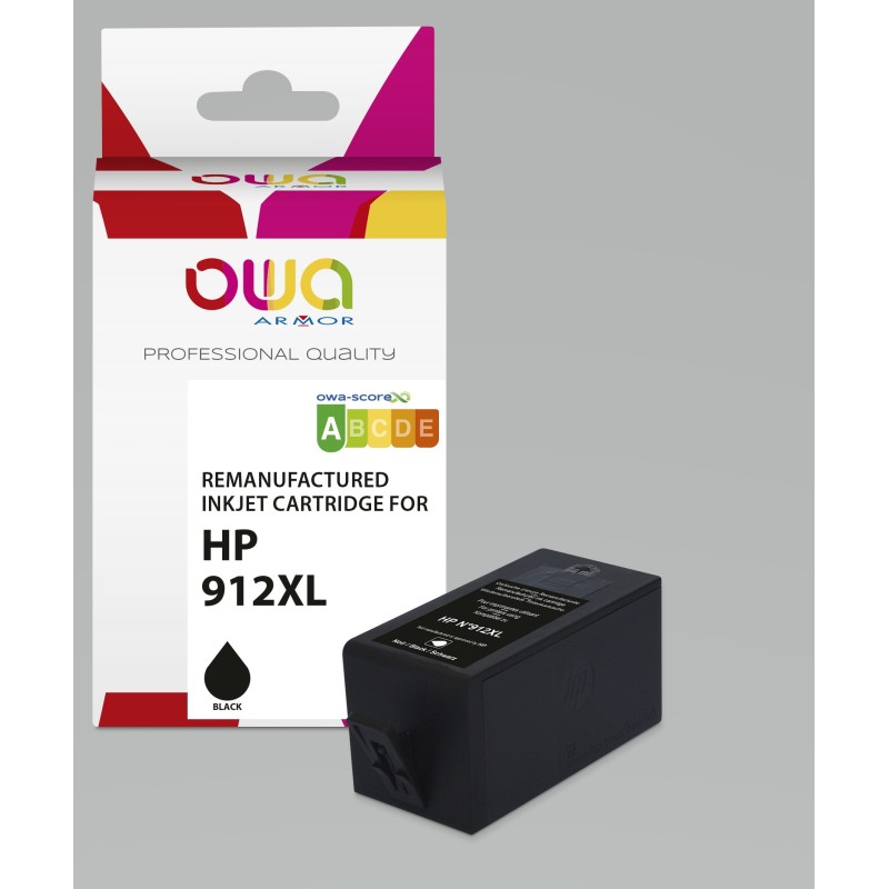 OWA Cartouche d'encre compatible HP 912XL - K20879OW - Noir