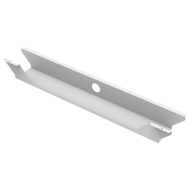 Goulotte organisateur de câbles L. 98 cm Blanc