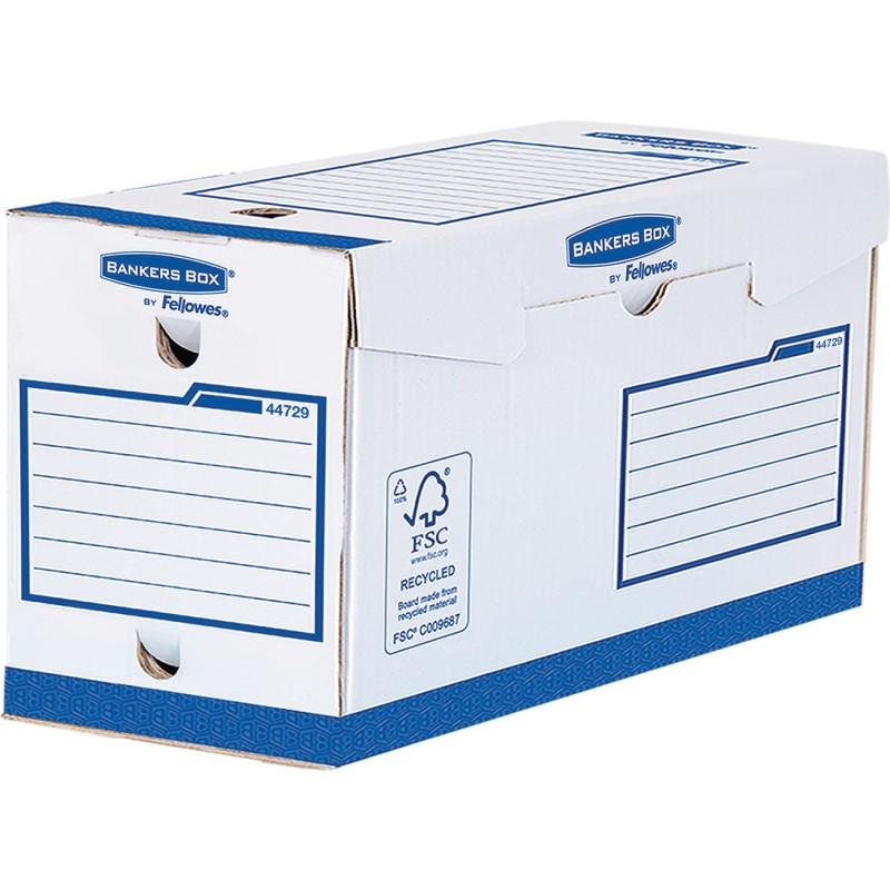 Bankers Box Boîte archives A4+ Heavy Duty - Dos 20 cm - Blanc - Lot de 20