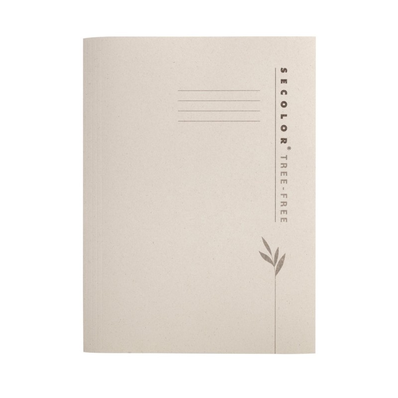 DJOIS by Tarifold  Chemise 3 rabats sans élastique Tree-Free A4 en carton recyclable - Beige - lot de 10