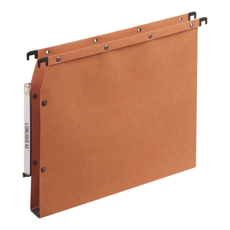 Elba Dossier suspendus pour armoire Ultimate A4 Kraft - 350 feuilles - Fond U 30 mm - Orange - Lot de 25