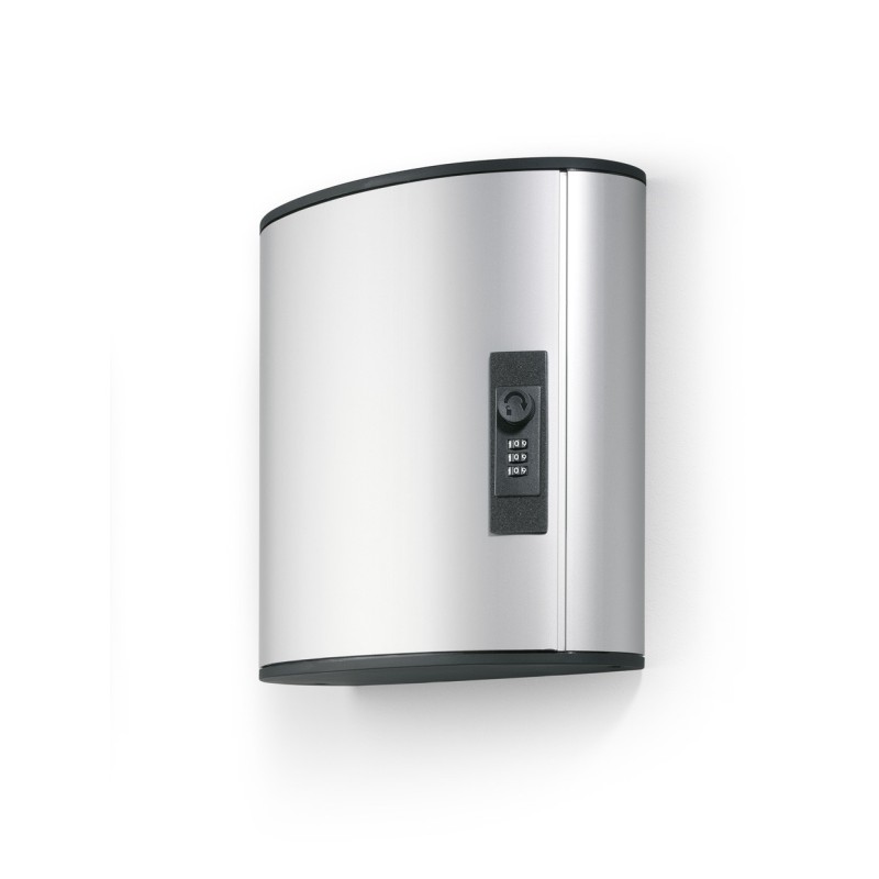 Durable Armoire à clés Keybox fermeture à code - 18 clés - Gris aluminium