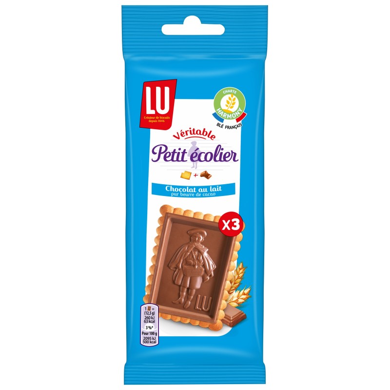 LU Gâteaux Petit Ecolier - Lot de 23 sachets pocket de 37,5 g