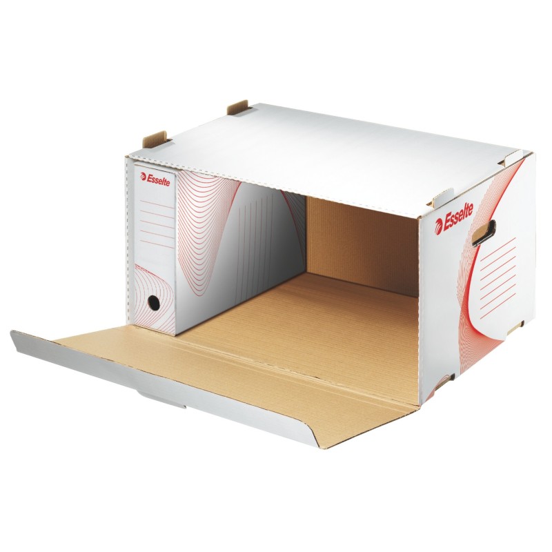 Esselte Caisse d'archives Boxy - L.51 x P.34,5 x H.26,5 cm - Blanc