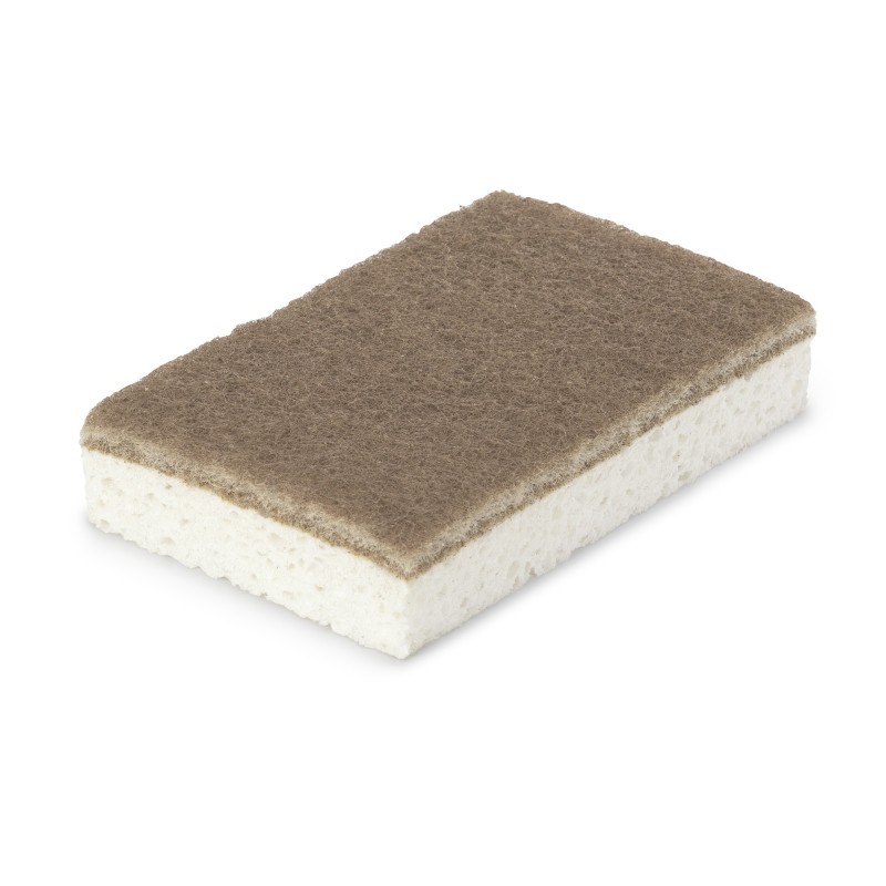 Spontex Eponge double-face brune  - lot de 10