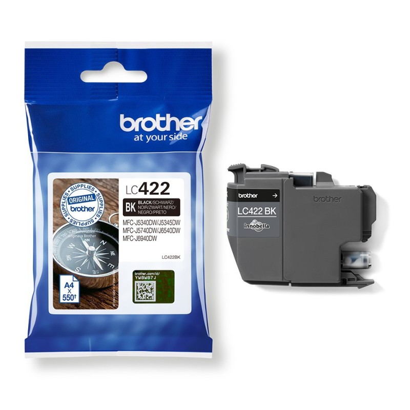 Brother LC422BK Cartouche d'encre originale - Noir