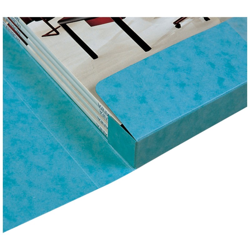 Exacompta Boîte de classement A4 Cartobox - Carte lustrée 7/10E - Dos 6 cm - Jaune - Lot de 10