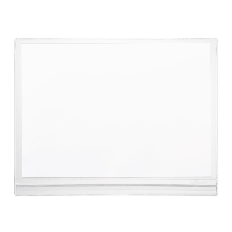 Durable Pochette d’affichage étanche A4 transparente – Fixations adhésives - Sachet de 5