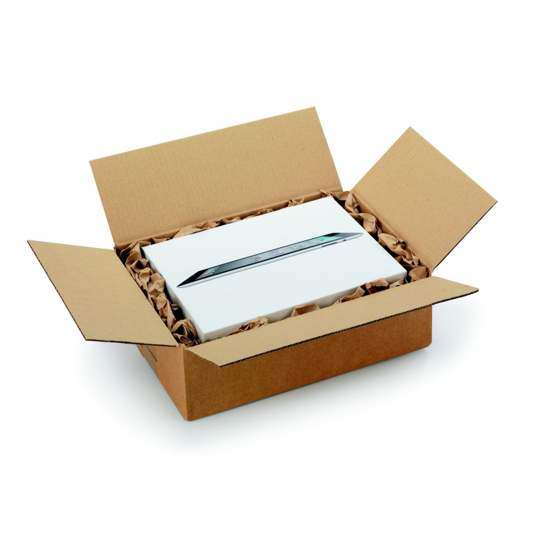 RAJA Caisse américaine carton simple cannelure - L.31 x l.21,5 x H.10 cm - Kraft brun - Lot de 25