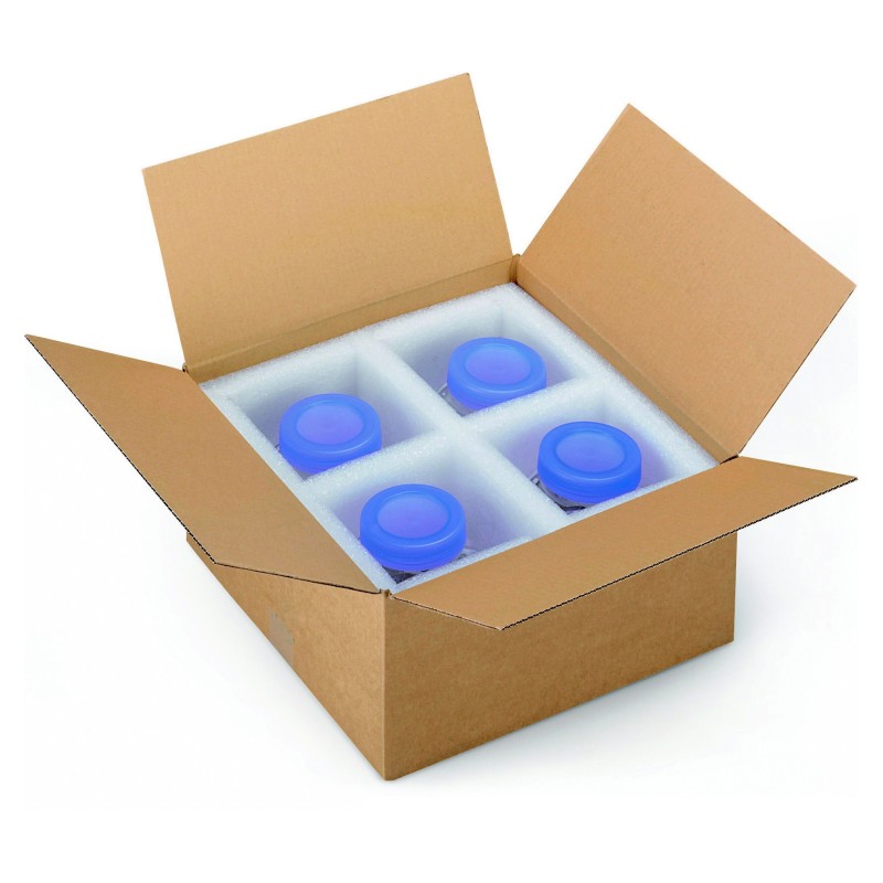 RAJA Caisse américaine carton simple cannelure - L.40 x l.40 x H.20 cm - Kraft brun - Lot de 20