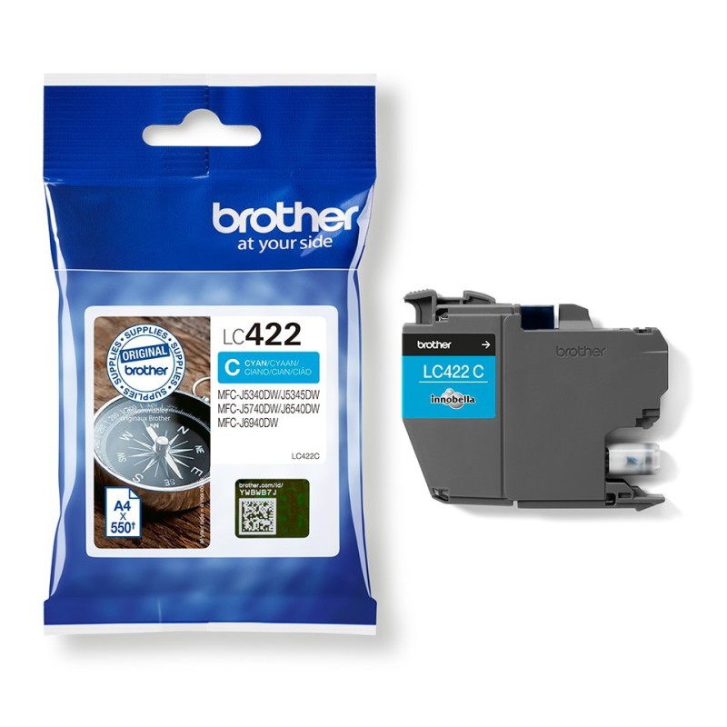Brother LC422C Cartouche d'encre originale - Cyan