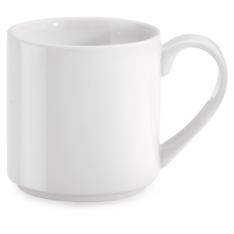 Mug en porcelaine Blanc 25 cl - Lot de 12