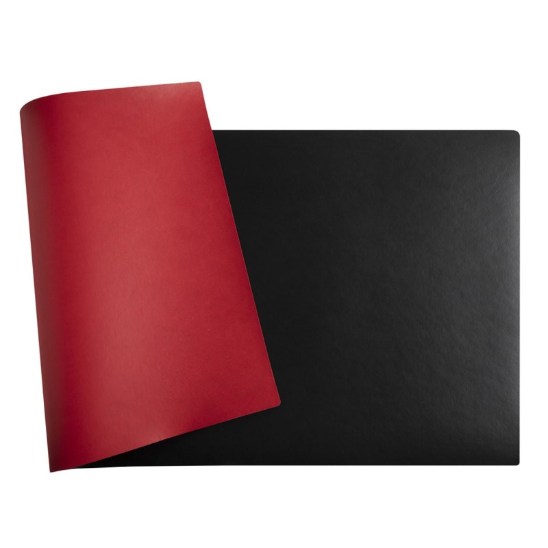 Exacompta Sous-mains souple 35 x 60 cm - Noir / Rouge