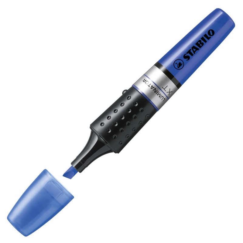 STABILO Surligneur LUMINATOR pointe biseautée 2-5 mm - Bleu