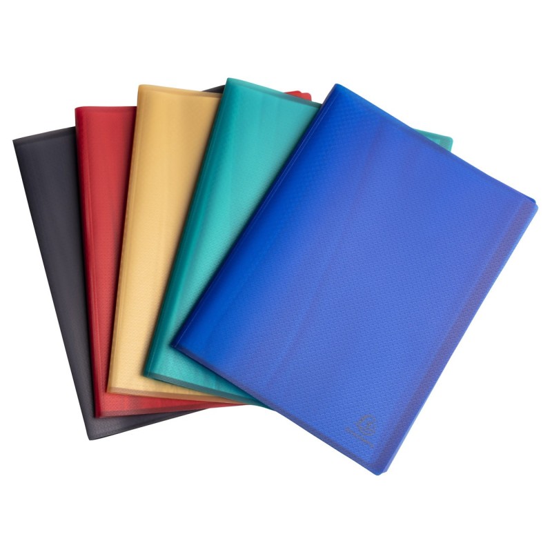 Exacompta Porte vue A4 Opak en polypro recyclé - 30 pochettes - Coloris assortis