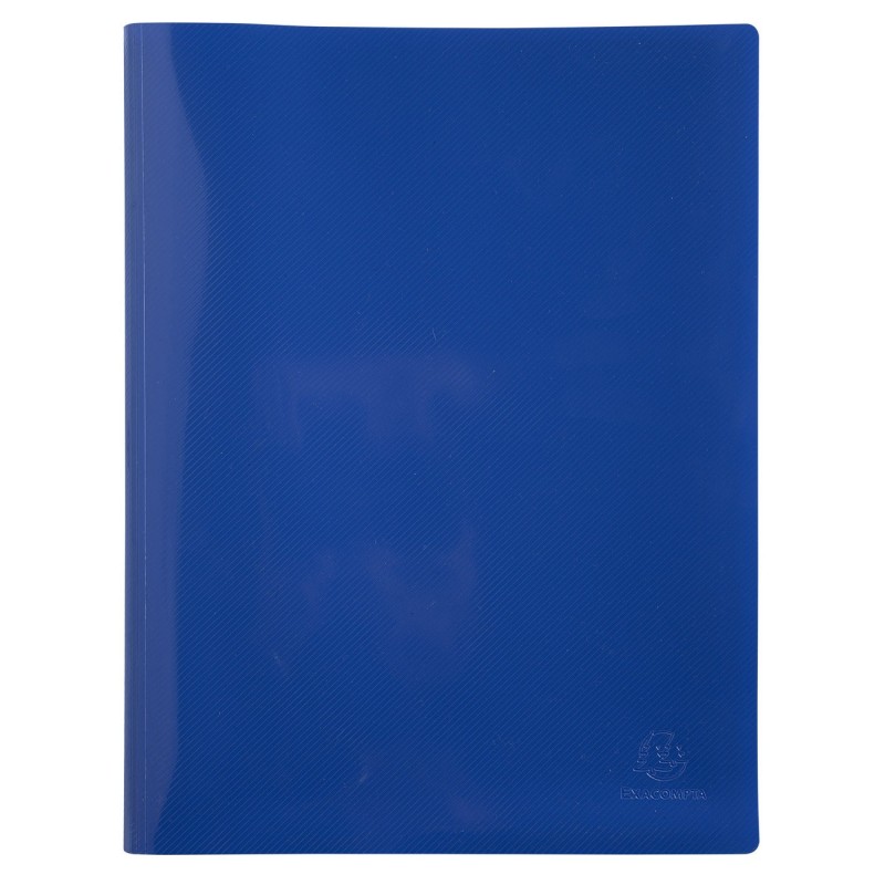 Exacompta Porte vues Bee Blue A4 - Polypropylène semi rigide - 30 pochettes - 60 vues - Bleu Marine