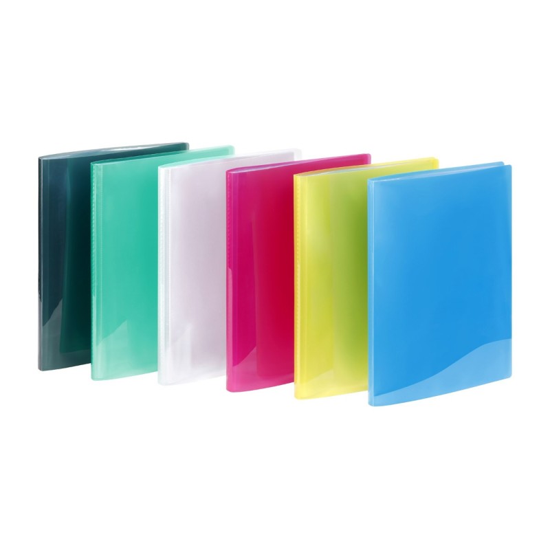 Viquel Porte vues Propyglass A4 - Polypropylène - 40 pochettes - 80 vues - Assortis