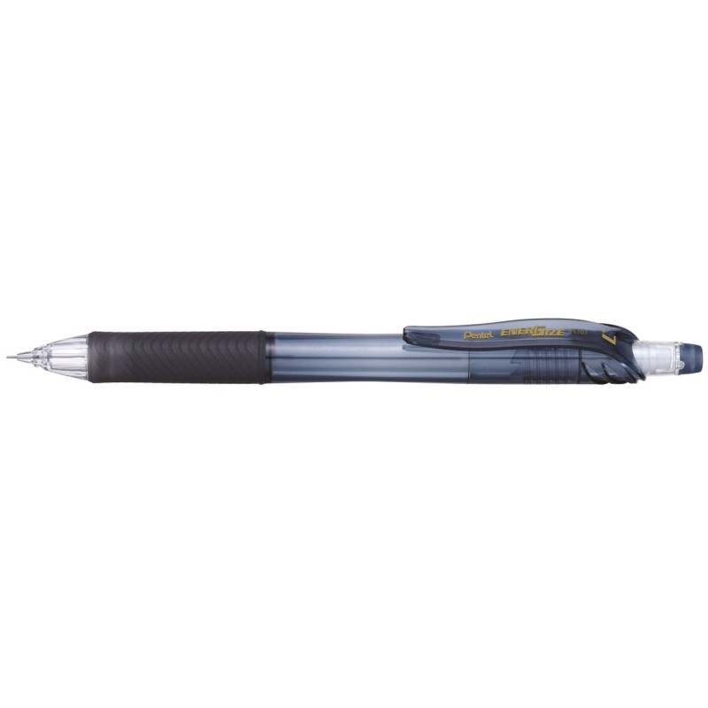 Pentel Porte-mine rechargeable Energize corps noir avec zone de préhension - mine HB de 0,7 mm