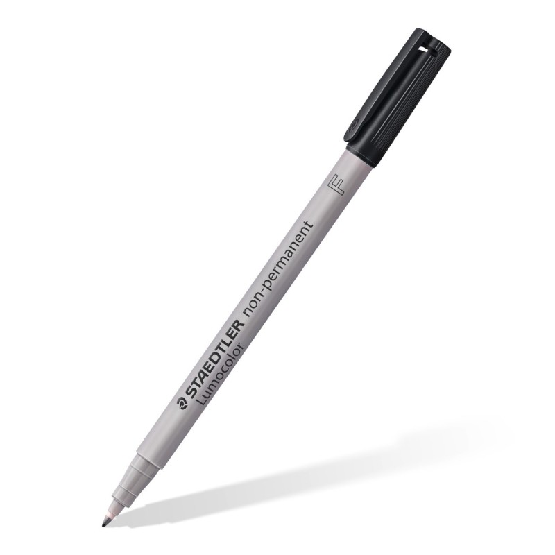 STAEDTLER Lumocolor Marqueur non-permanent Lumocolor 316 pointe fine 0,6 mm  plastique recyclé à 97% - Noir