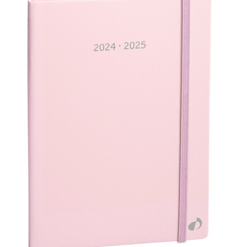 Quo Vadis Agenda mensuel - 10 x 15cm - Rose pastel - Septembre 2024 à Décembre 2025