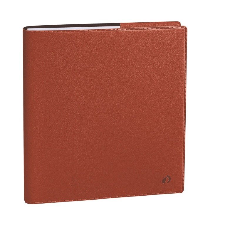 Quo Vadis Agenda semainier Toscana  Exécutif - 16 x 16 cm - Brique - 2025