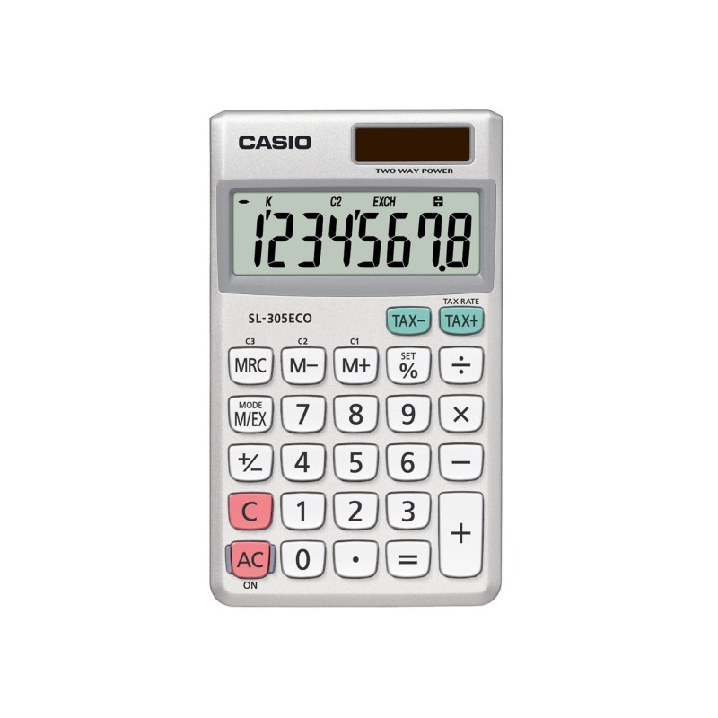 Casio Calculatrice de bureau SL-305ECO - 8 chiffres