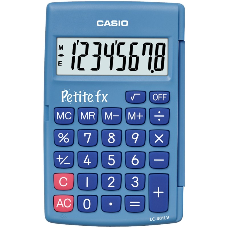 Casio Calculatrice Petite FX spéciale classe CP à CE2 - Bleu