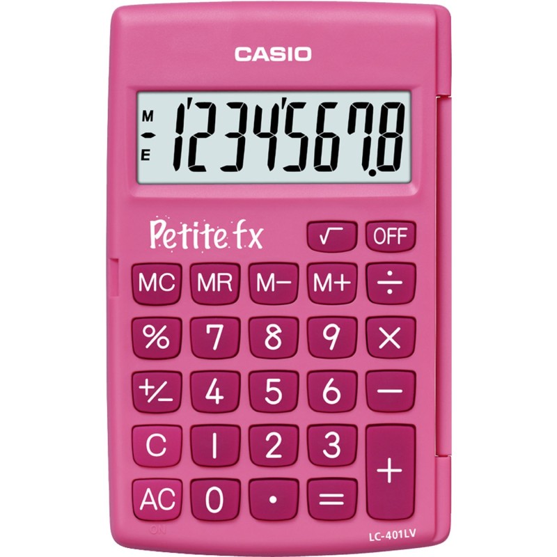 Casio Calculatrice Petite FX spéciale classe CP à CE2 - Rose